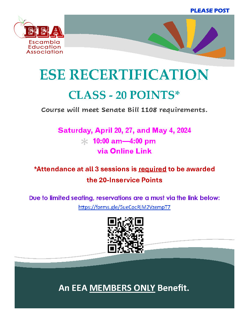 Escambia Education Association, Union of Escambia ESP - Escambia FEA